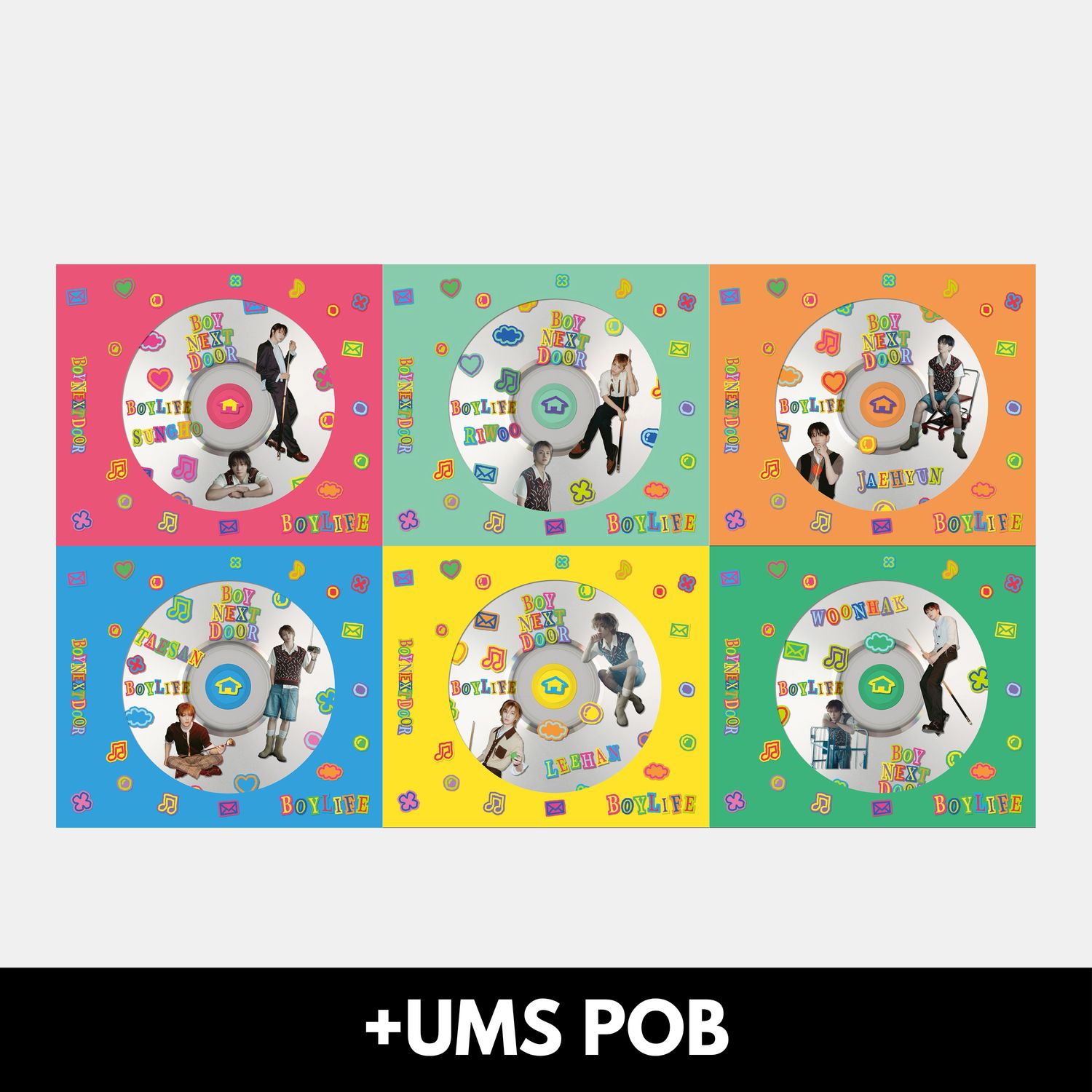BOYNEXTDOOR BOYLIFE - Member Solo Jacket + UMS POB