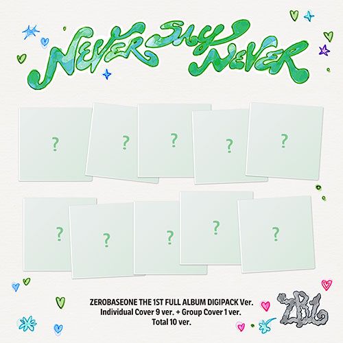 ZEROBASEONE NEVER SAY NEVER - Random Digipack + mostbiased POB