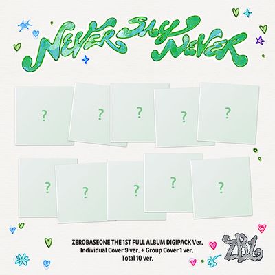 ZEROBASEONE NEVER SAY NEVER - Random Digipack + mostbiased POB