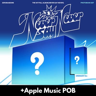 ZEROBASEONE NEVER SAY NEVER - Random ver + Apple Music POB