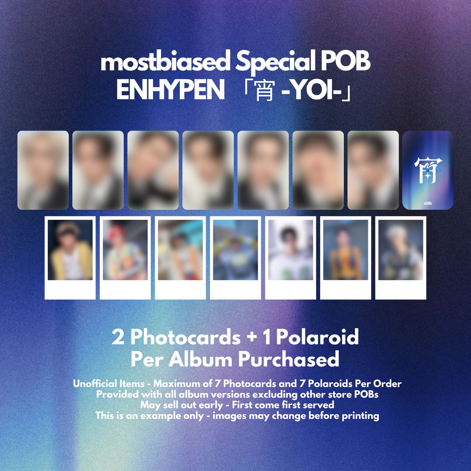ENHYPEN「宵 -YOI-」- Special Box + mostbiased POB