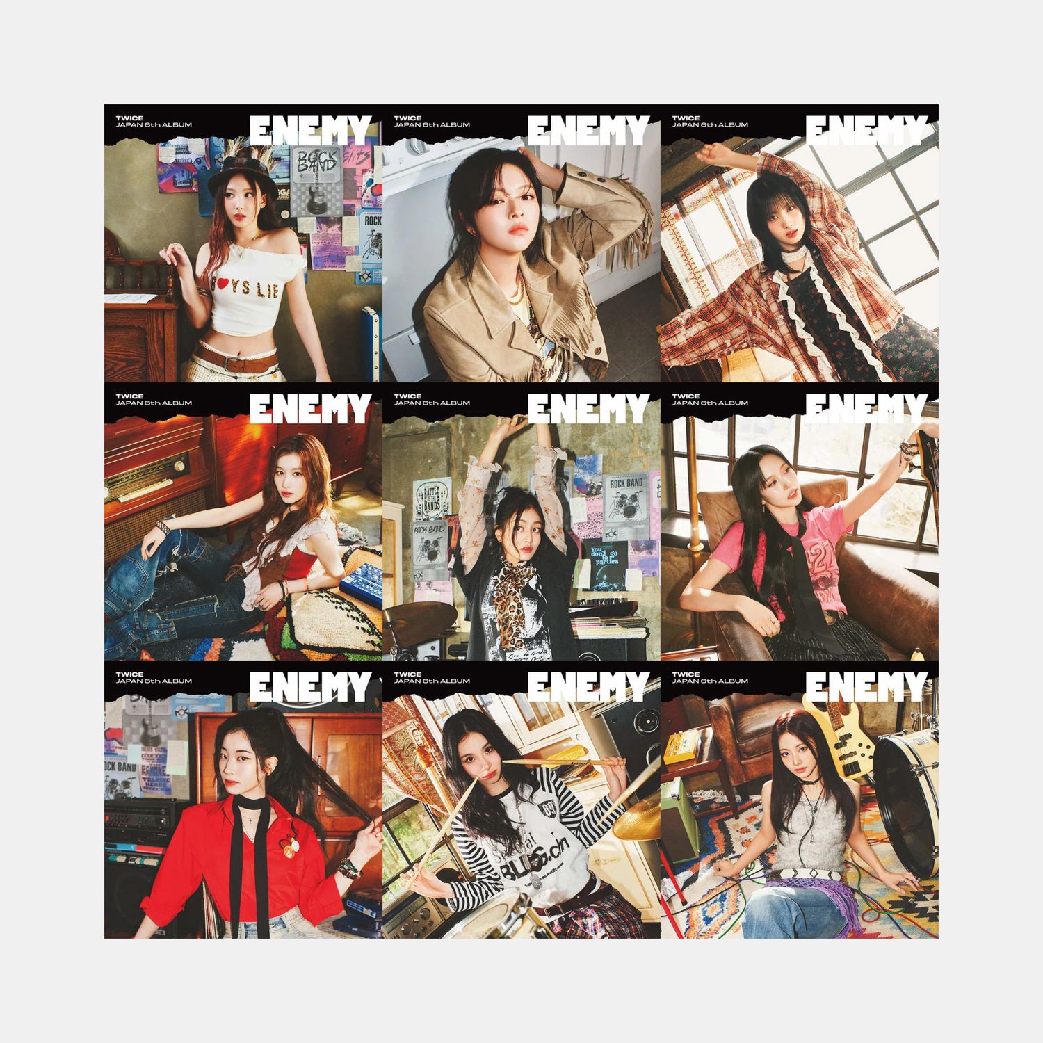 TWICE ENEMY - Member Cover
