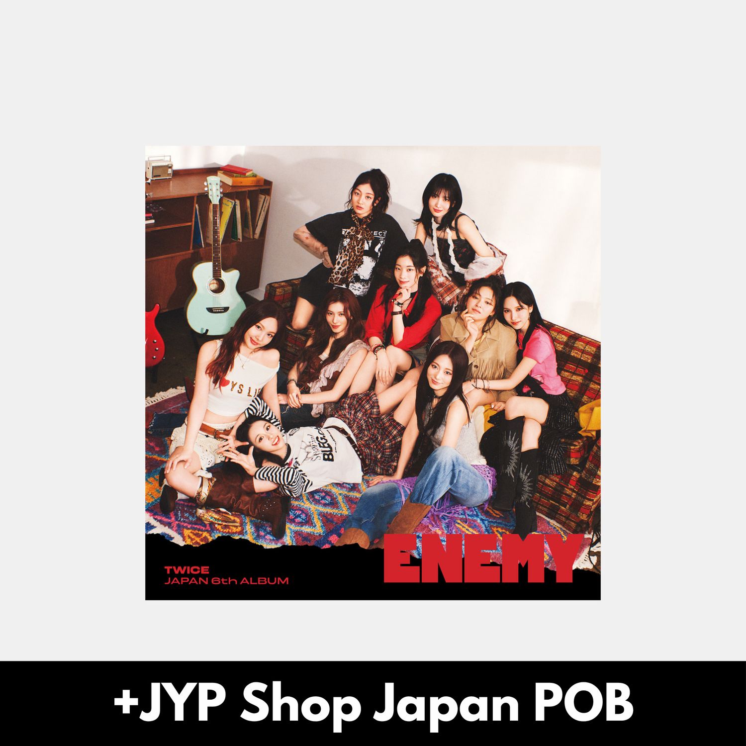 TWICE ENEMY - Regular + JYP Shop Japan POB