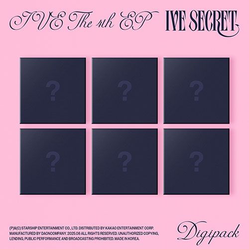 IVE IVE SECRET - Random Digipack + mostbiased POB