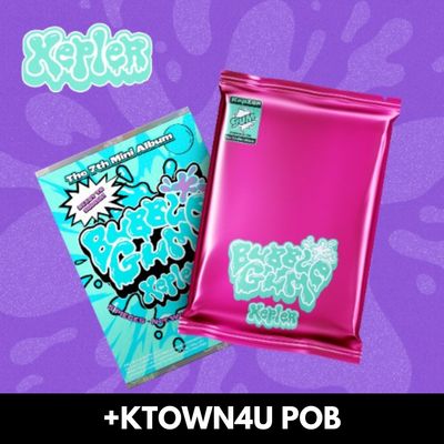 Kep1er BUBBLE GUM - Random ver + KTOWN4U POB