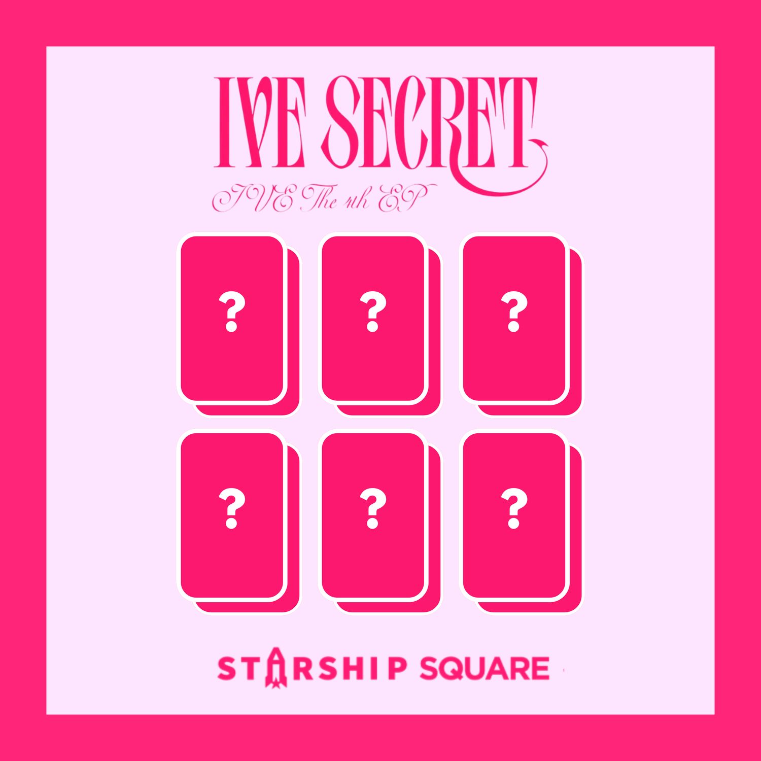 [Preorder] IVE IVE SECRET 2 Starship Square POBs