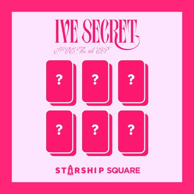 [Preorder] IVE IVE SECRET 2 Starship Square POBs