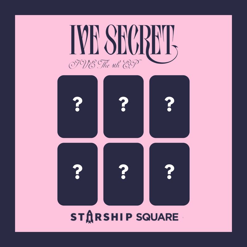 [Preorder] IVE IVE SECRET Starship Square Digipack POB