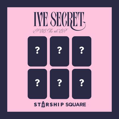 [Preorder] IVE IVE SECRET Starship Square Digipack POB