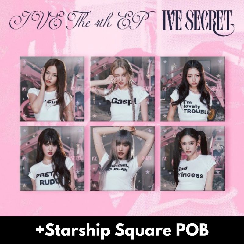 IVE IVE SECRET - Random Digipack + Starship Square POB