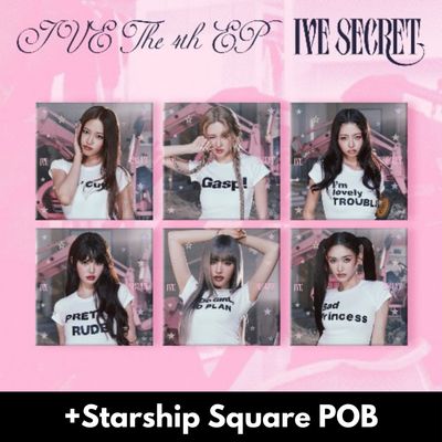IVE IVE SECRET - Random Digipack + Starship Square POB
