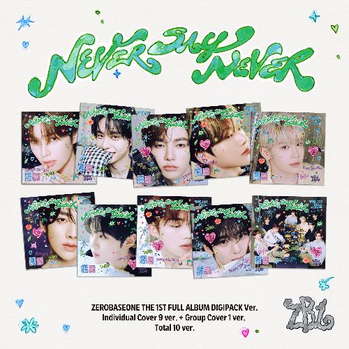 ZEROBASEONE NEVER SAY NEVER - Random Digipack + mostbiased BENEFIT