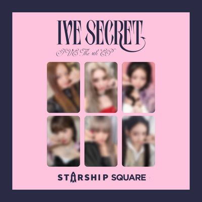 [Preorder] IVE IVE SECRET Starship Square Digipack POB