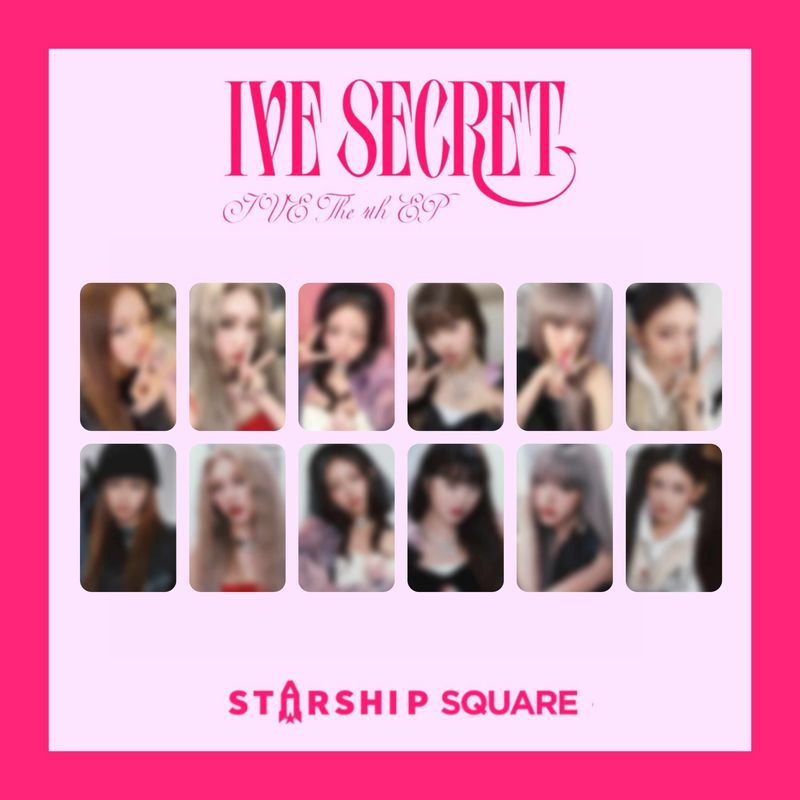 [Preorder] IVE IVE SECRET 2 Starship Square POBs