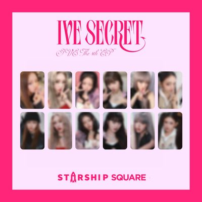 [Preorder] IVE IVE SECRET 2 Starship Square POBs