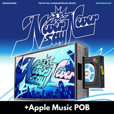 ZEROBASEONE NEVER SAY NEVER - Random ver + Apple Music POB