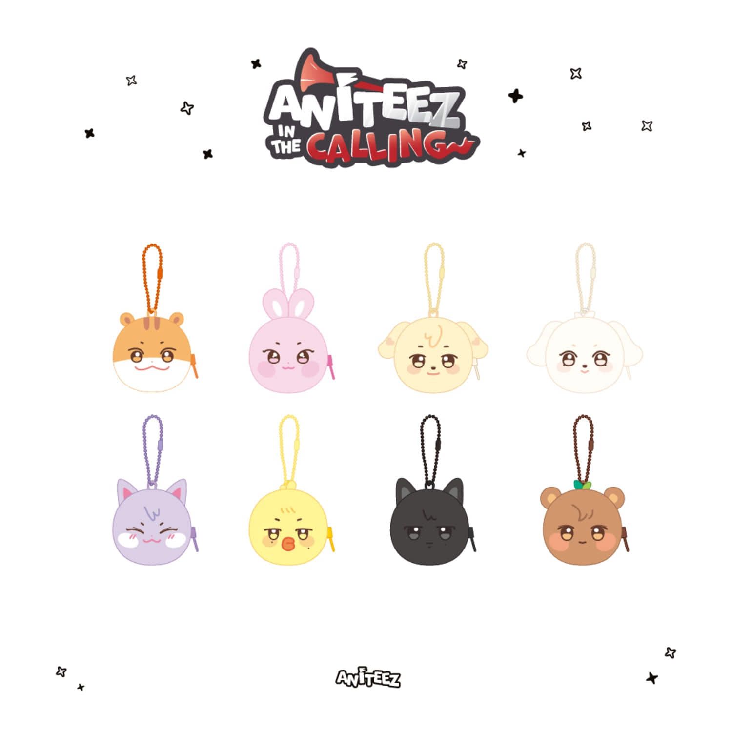 [ANITEEZ IN THE CALLING] BACKPACK POUCH KEYRING