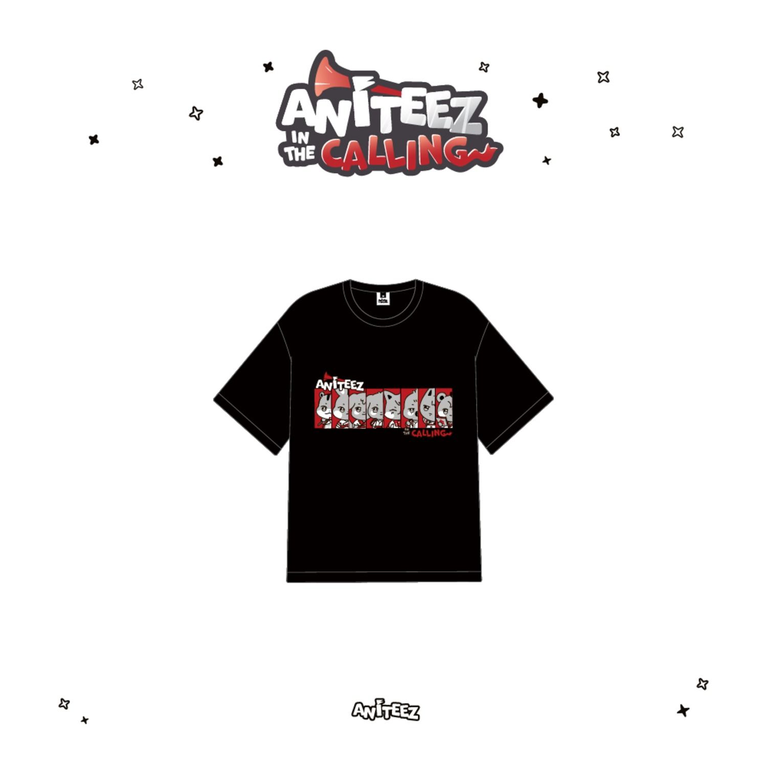 [ANITEEZ IN THE CALLING] BLACK T-SHIRT