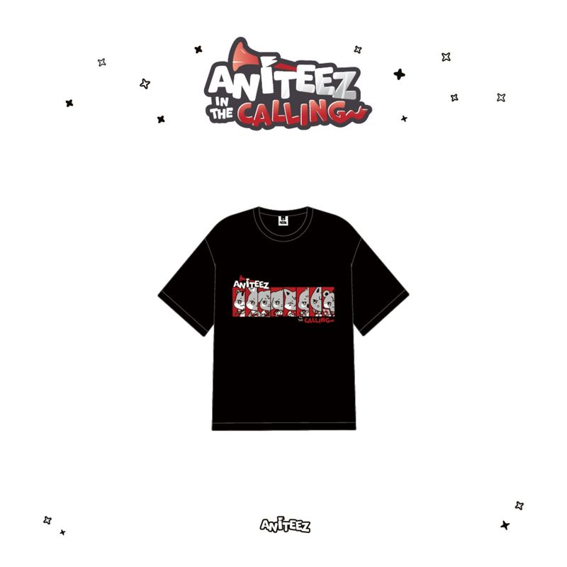 [ANITEEZ IN THE CALLING] BLACK T-SHIRT