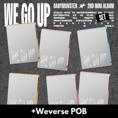 BABYMONSTER WE GO UP - PATTERN + Weverse POB