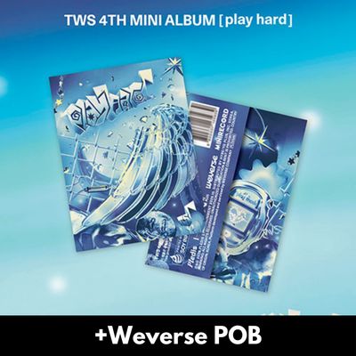 TWS play hard - Weverse Album + Weverse POB