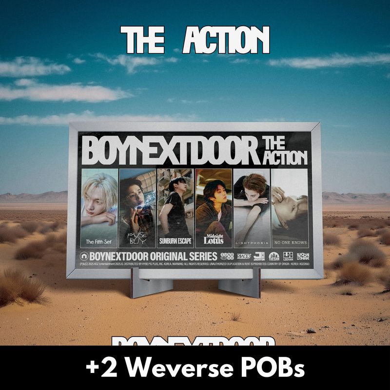 BOYNEXTDOOR The Action - Random Frame + Weverse POBs