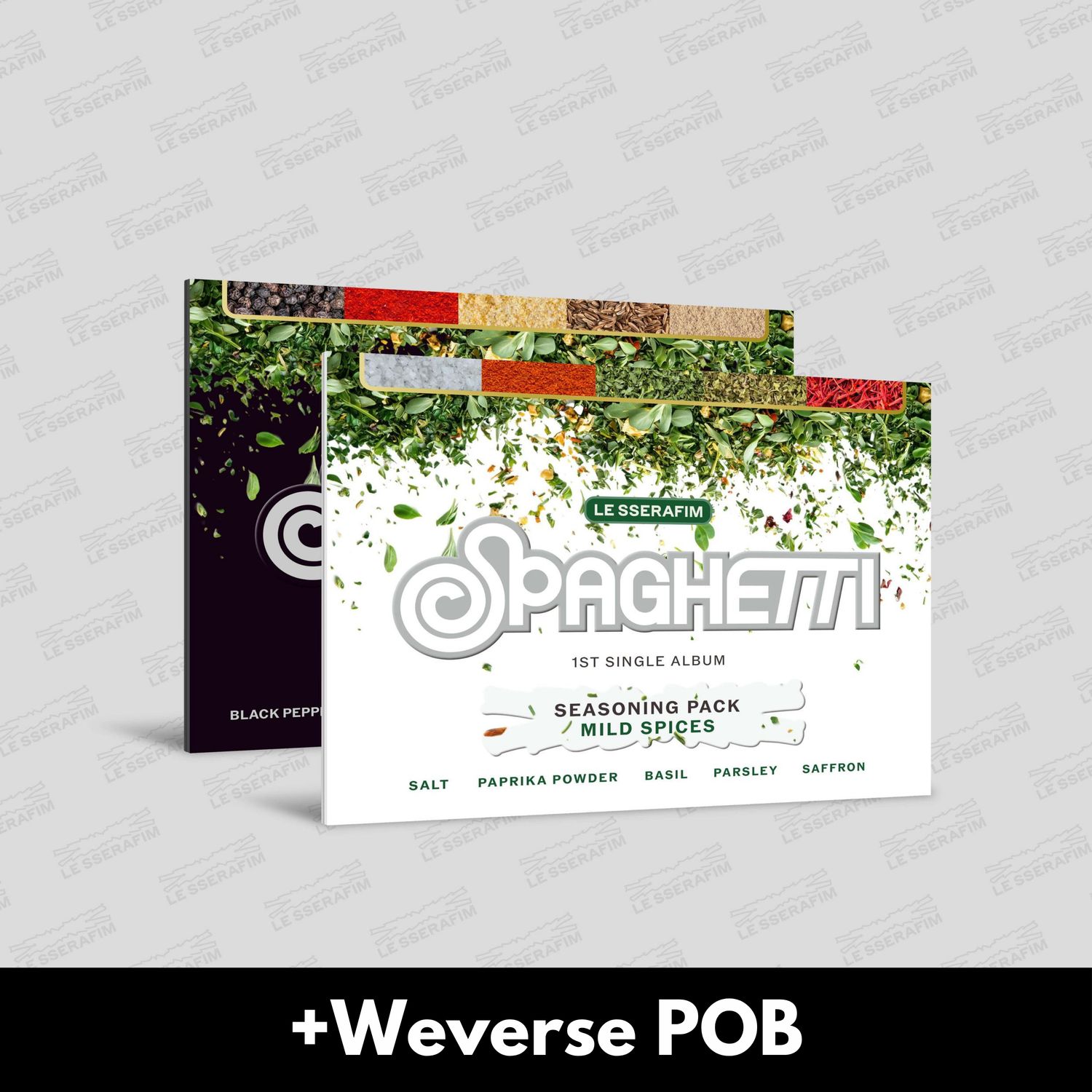 LE SSERAFIM SPAGHETTI - Random Weverse Album + Weverse POB