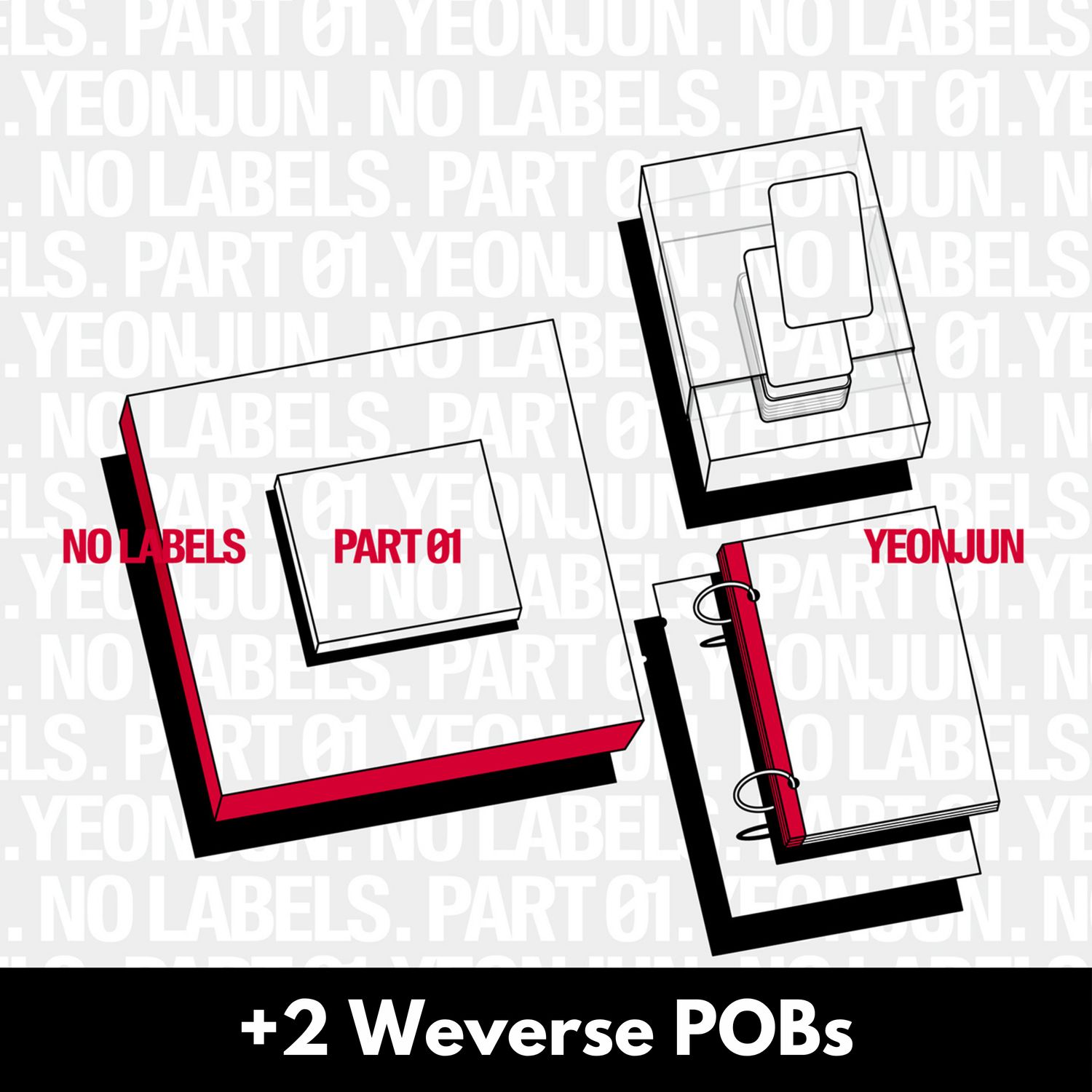 YEONJUN NO LABELS: PART 01 - Random ver + Weverse POBs
