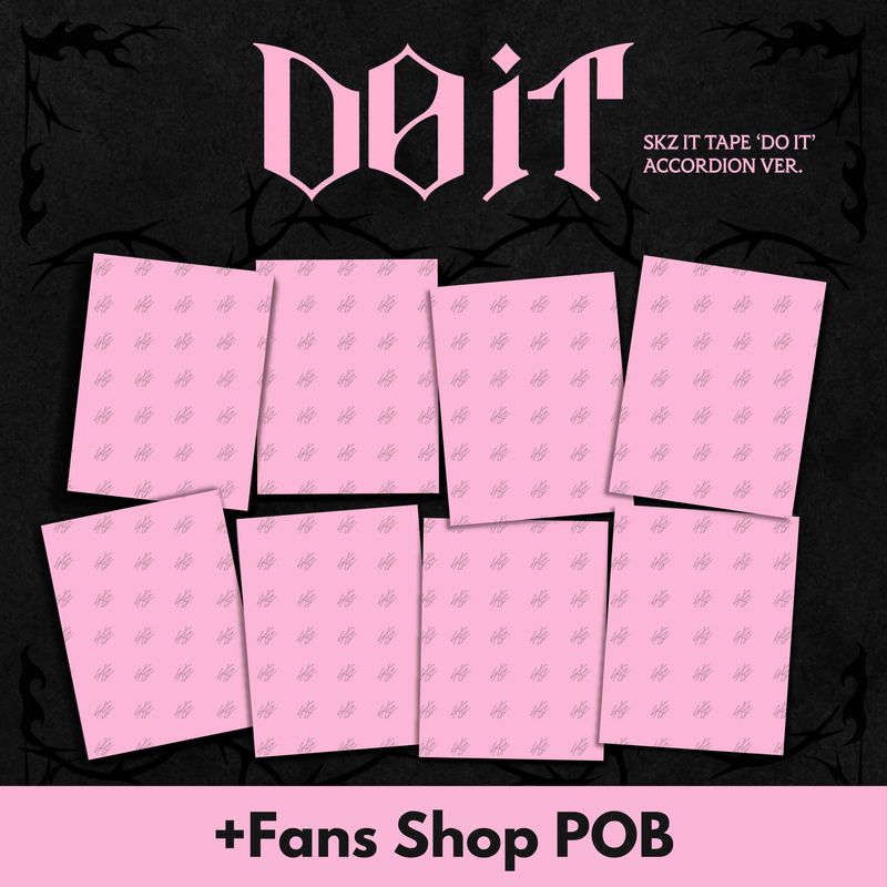 Stray Kids [SKZ IT TAPE] DO IT - Random Accordion + Fans Shop POB