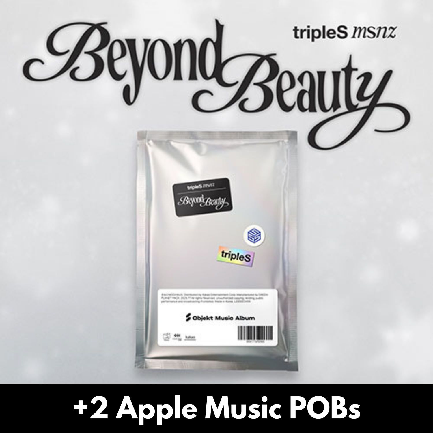 triples msnz Beyond Beauty - Objekt Music Album + 2 Apple Music POBs