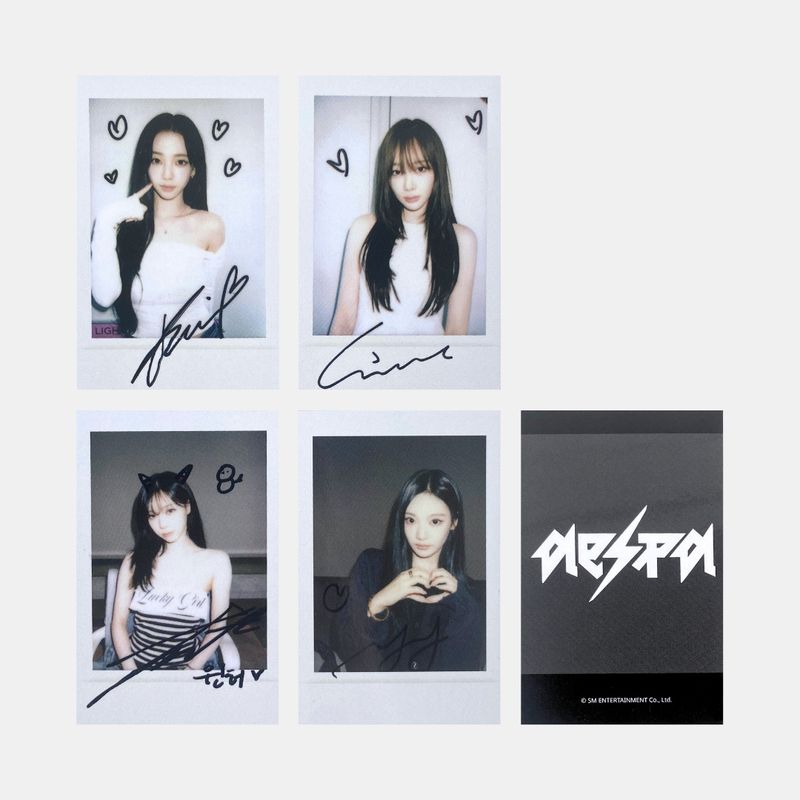 aespa Rich Man Starriver POB Polaroid