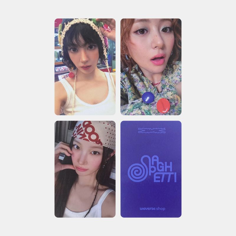 LE SSERAFIM SPAGHETTI Weverse POB Compact