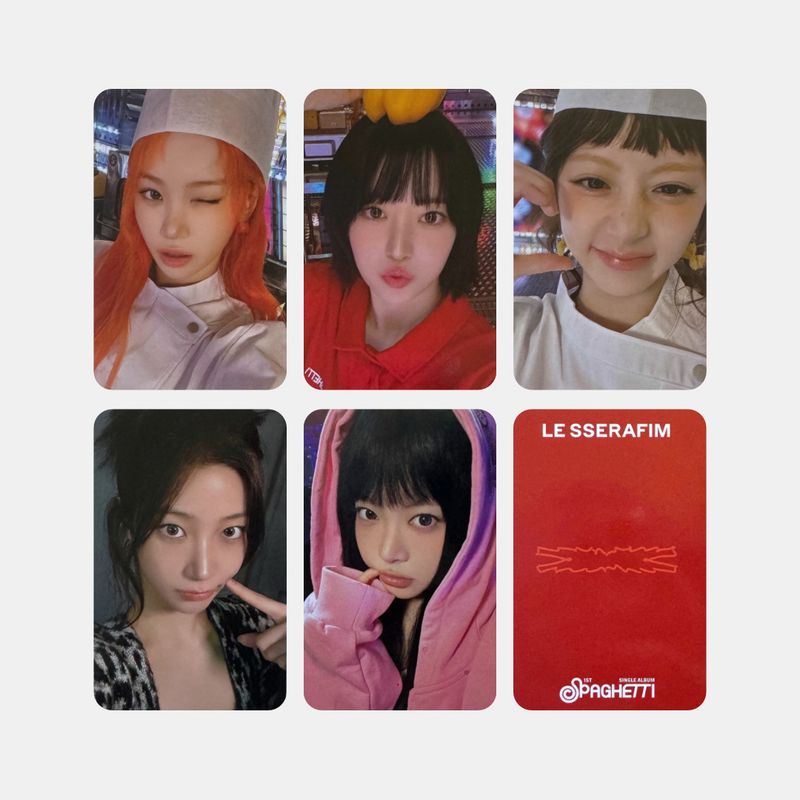 LE SSERAFIM SPAGHETTI Olive Young POB