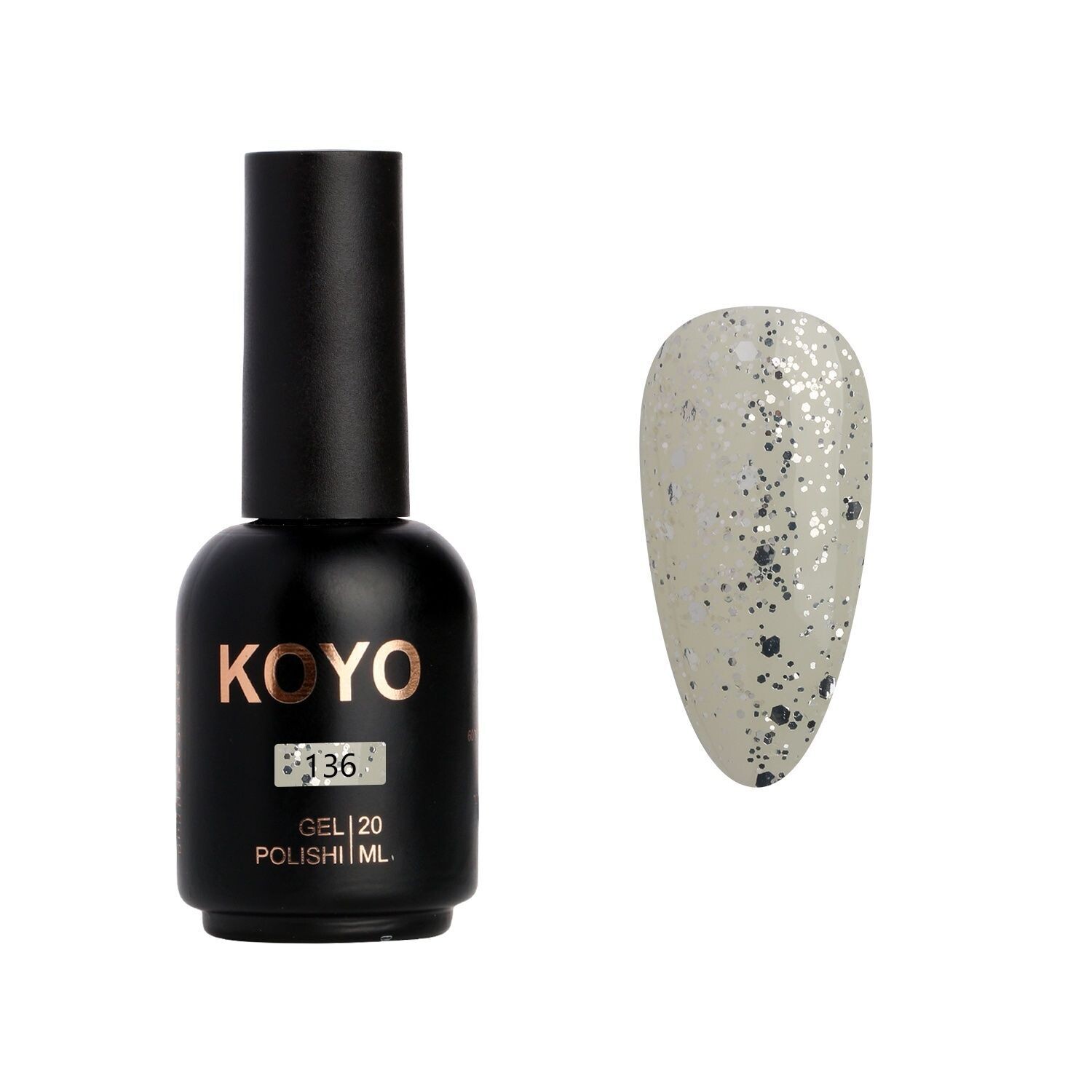 לק ג’ל קויו – KOYO 136