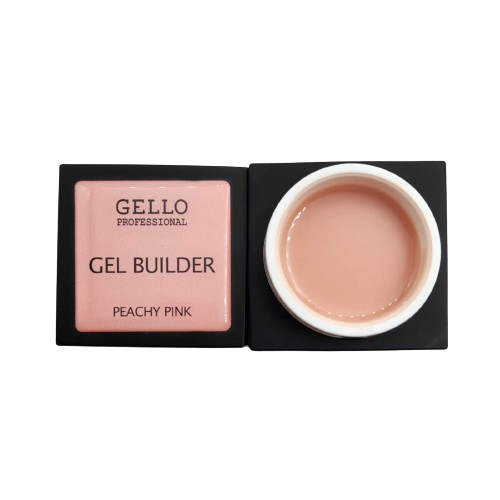 ג'ל בנייה GELLO מקצועי PEACHY PINK