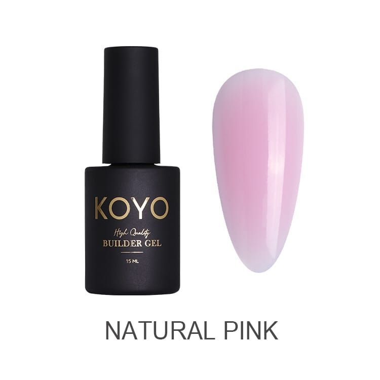 ג’ל בנייה 15 מ"ל KOYO NATURAL PINK