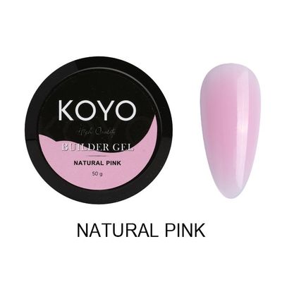 ג’ל בנייה 50 מ"ל KOYO natural pink