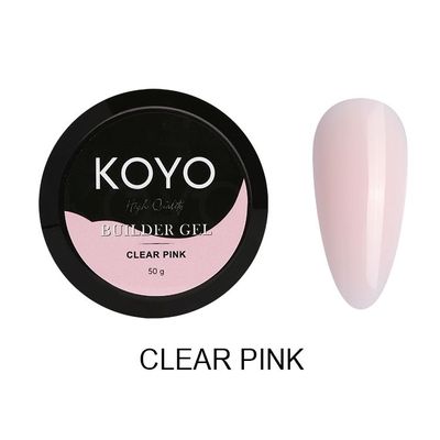 ג’ל בנייה 50 מ"ל KOYO clear pink