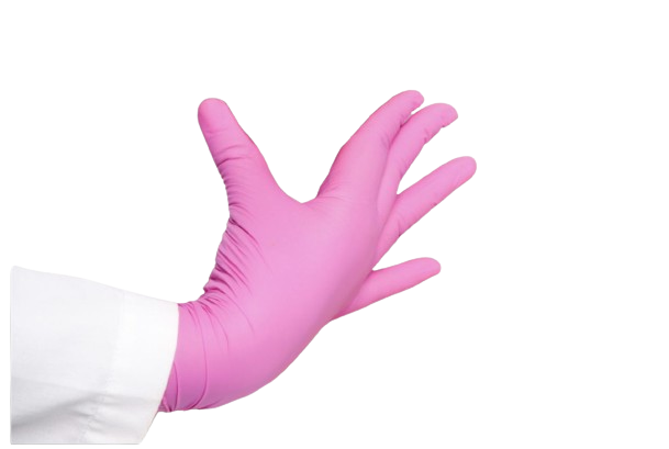 כפפות ניטריל ורודות