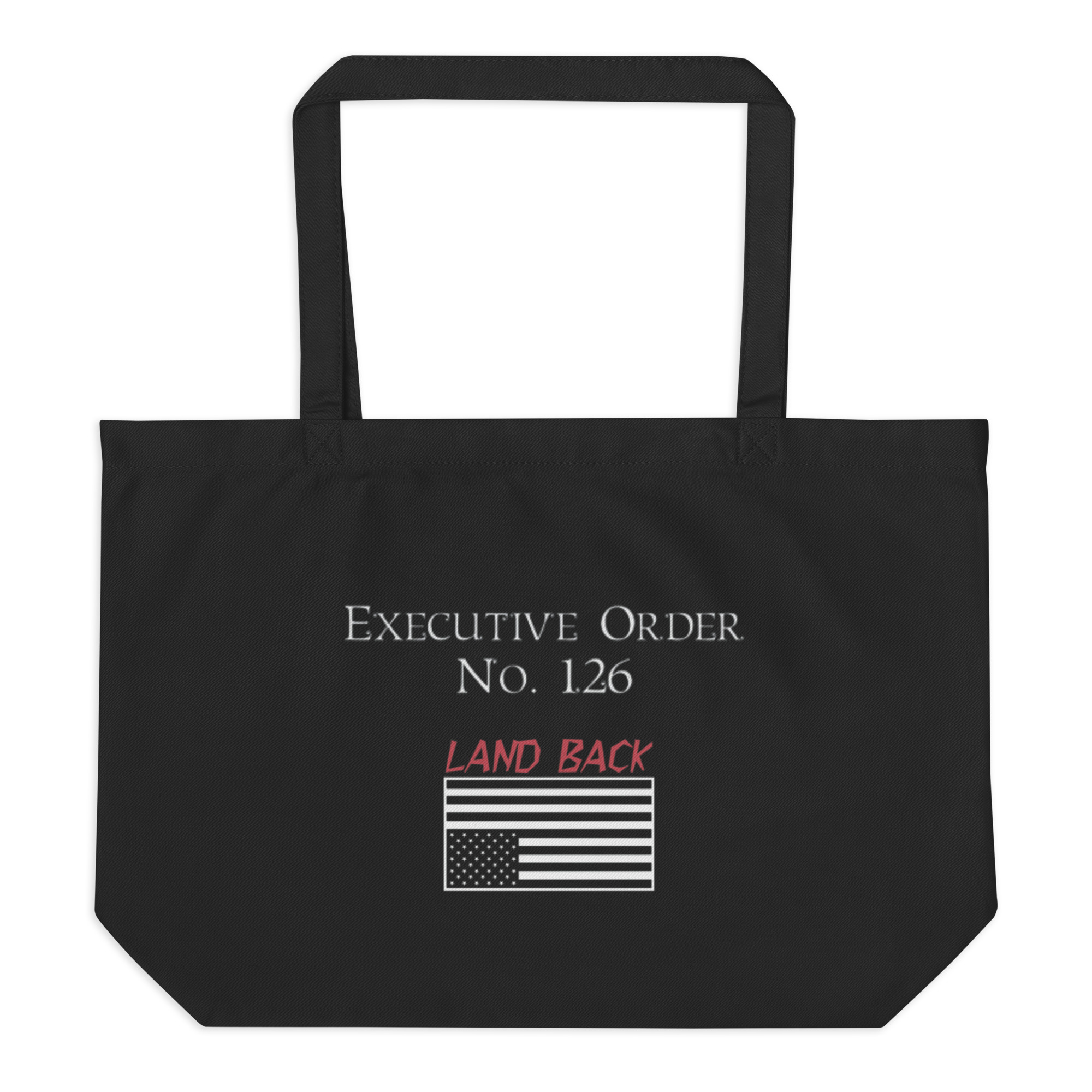 Large organic tote bag