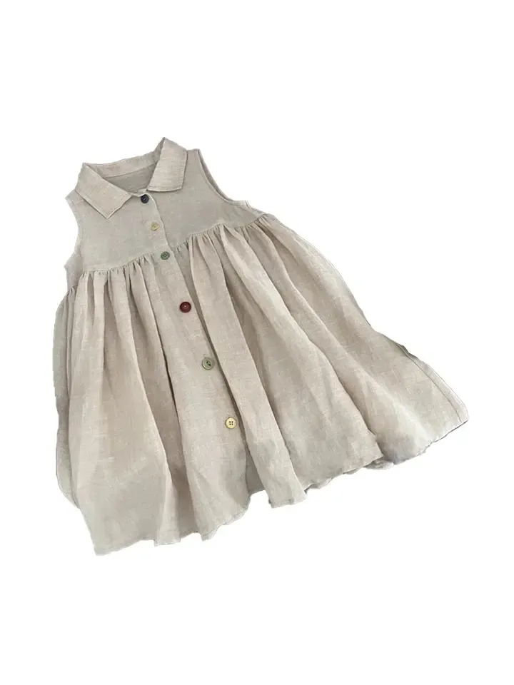 Robe effet lin