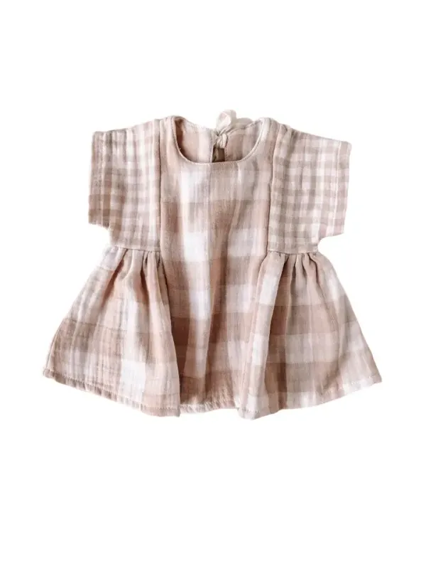 Robe bébé Malia//lin - Vichy