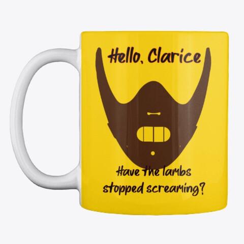 Hello, Clarice [The Silence of the Lambs / Hannibal Lecter] Ceramic Coffee Mug Cup [CHOOSE COLOR]