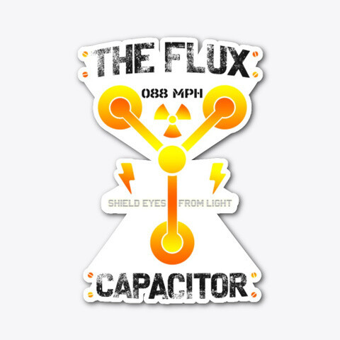 The Flux Capacitor [Back to the Future] Die-cut Vinyl Sticker [5 INCHES]
