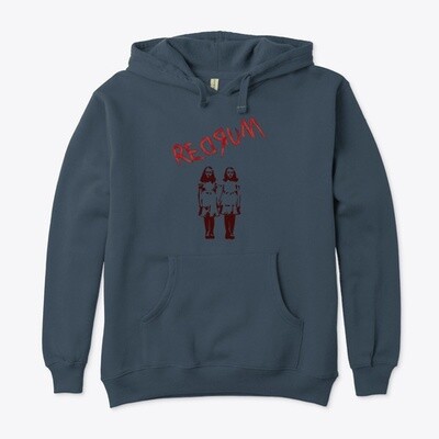 REDRUM (The Shining) Unisex Pullover Eco Hoody [CHOOSE COLOR] [CHOOSE SIZE]