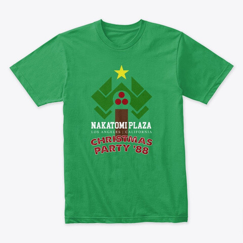 Nakatomi Plaza Christmas Party '88 (Die Hard) Men's Premium Cotton T-Shirt [CHOOSE COLOR] [CHOOSE SIZE]