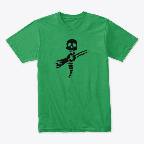 Skull and Spine (PREDATOR) Men's Premium T-Shirt [CHOOSE COLOR] [CHOOSE SIZE]
