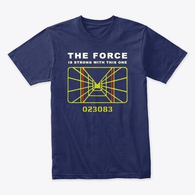 The Force; Target Death Star (STAR WARS) Men's Premium Cotton T-Shirt [CHOOSE COLOR] [CHOOSE SIZE]