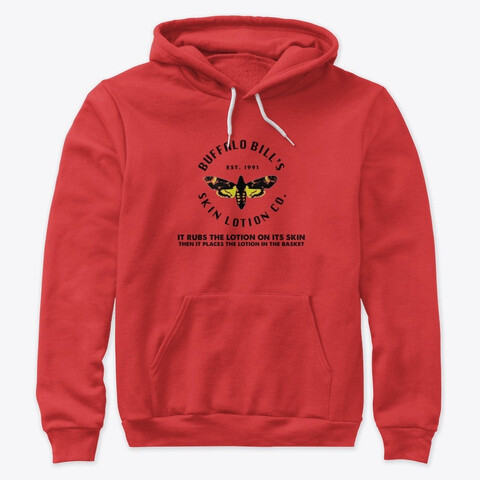 Buffalo Bill's Skin Lotion Co. (SILENCE OF THE LAMBS) Unisex Premium Pullover Hoody [CHOOSE COLOR] [CHOOSE SIZE]