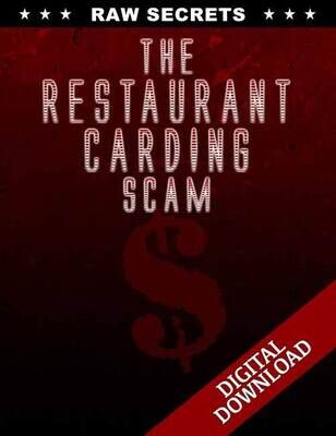 Raw Secrets: The Restaurant Carding Scam [DIGITAL DOWNLOAD]